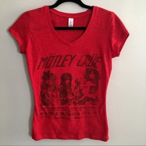 Motley Crue T Cherry Red